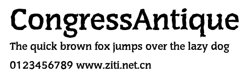 CongressAntique.ttf字體轉換器圖片