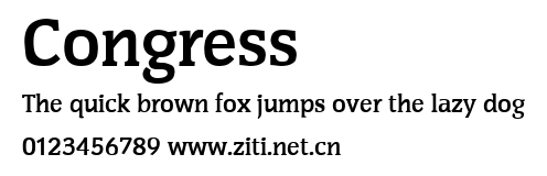 Congress.ttf字體轉換器圖片