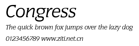 Congress.ttf字體轉換器圖片