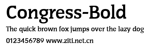 Congress-Bold.ttf字體轉換器圖片