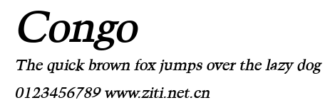 Congo.ttf字體轉換器圖片