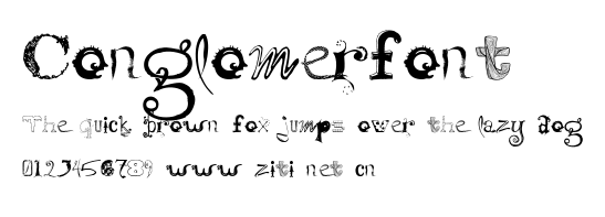 Conglomerfont.ttf字體轉換器圖片