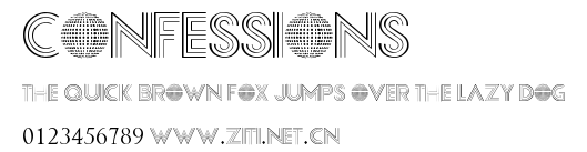 Confessions.ttf字體轉換器圖片