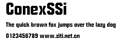 ConexSSi.ttf字體轉換器圖片