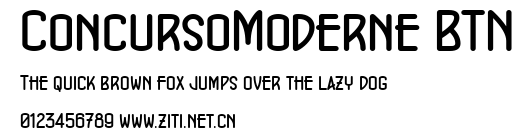 ConcursoModerne BTN.ttf字體轉換器圖片