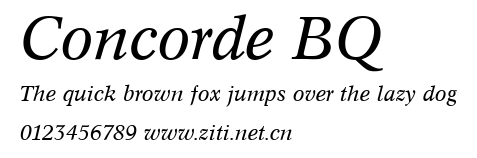 Concorde BQ.ttf字體轉換器圖片