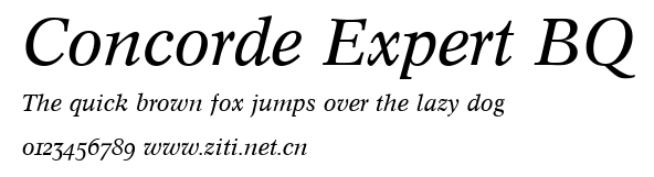 Concorde Expert BQ.ttf字體轉換器圖片