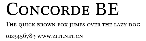 Concorde BE.ttf字體轉換器圖片