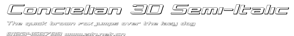 Concielian 3D Semi-Italic.ttf