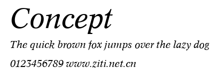 Concept.ttf字體轉換器圖片