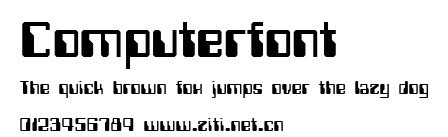 Computerfont.ttf字體轉換器圖片