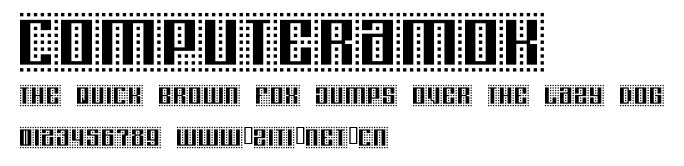 ComputerAmok.ttf字體轉換器圖片