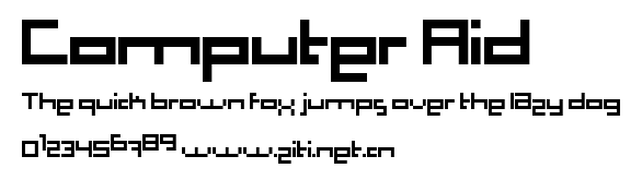 Computer Aid.ttf字體轉換器圖片