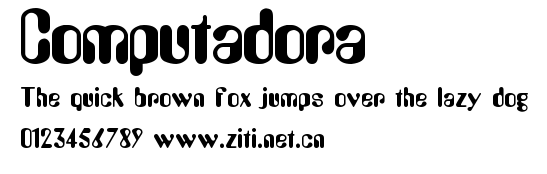 Computadora.ttf字體轉換器圖片