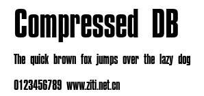 Compressed DB.ttf字體轉換器圖片