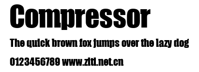 Compressor.ttf字體轉換器圖片