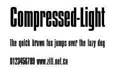 Compressed-Light.ttf字體轉換器圖片