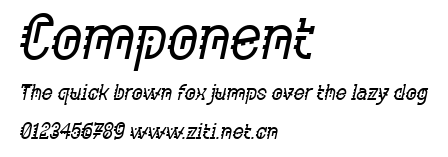 Component.ttf字體轉換器圖片