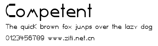 Competent.ttf字體轉換器圖片