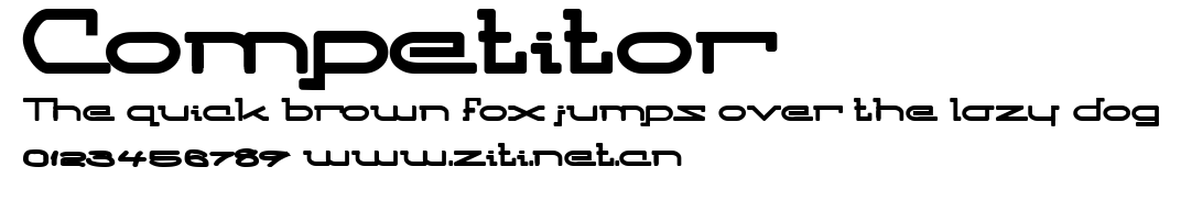 Competitor.ttf字體轉換器圖片