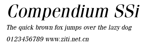 Compendium SSi.ttf字體轉換器圖片