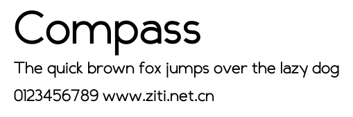 Compass.ttf字體轉換器圖片