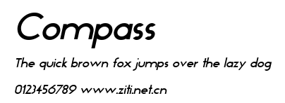 Compass.ttf字體轉換器圖片