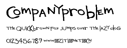 CompanyProblem.ttf字體轉換器圖片