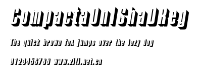 CompactaOnlShaDReg.ttf字體轉換器圖片