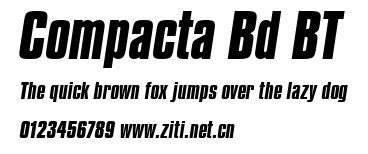 Compacta Bd BT.ttf