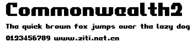 Commonwealth2.ttf字體轉換器圖片