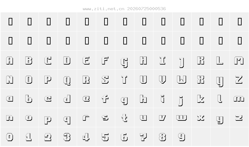 字符映射圖