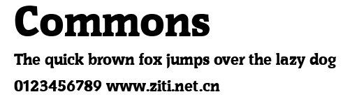 Commons.ttf字體轉換器圖片