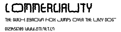 Commerciality.ttf字體轉換器圖片