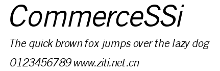 CommerceSSi.ttf字體轉換器圖片