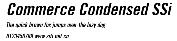 Commerce Condensed SSi.ttf