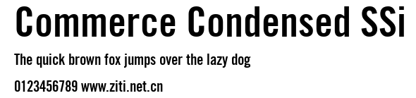 Commerce Condensed SSi.ttf