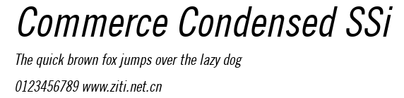 Commerce Condensed SSi.ttf