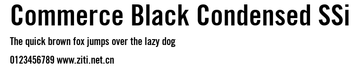 Commerce Black Condensed SSi.ttf