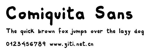 Comiquita Sans.ttf字體轉換器圖片
