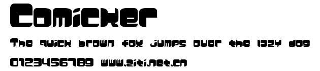 Comicker.ttf字體轉換器圖片