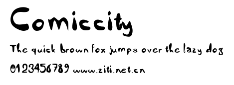 Comiccity.ttf字體轉換器圖片