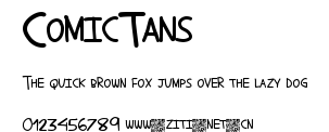 ComicTans.ttf字體轉換器圖片