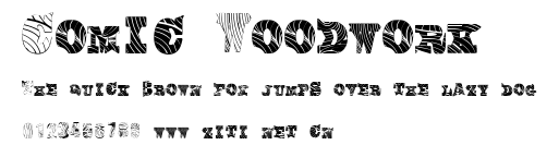 Comic Woodwork.ttf字體轉換器圖片