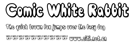Comic White Rabbit.otf字體轉換器圖片