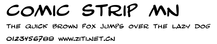 Comic Strip MN.ttf字體轉換器圖片
