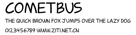 Cometbus.ttf字體轉換器圖片