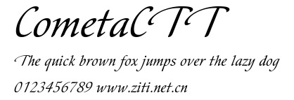 CometaCTT.ttf字體轉換器圖片