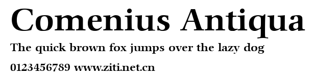 Comenius Antiqua.ttf字體轉換器圖片