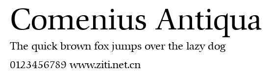Comenius Antiqua.ttf字體轉換器圖片